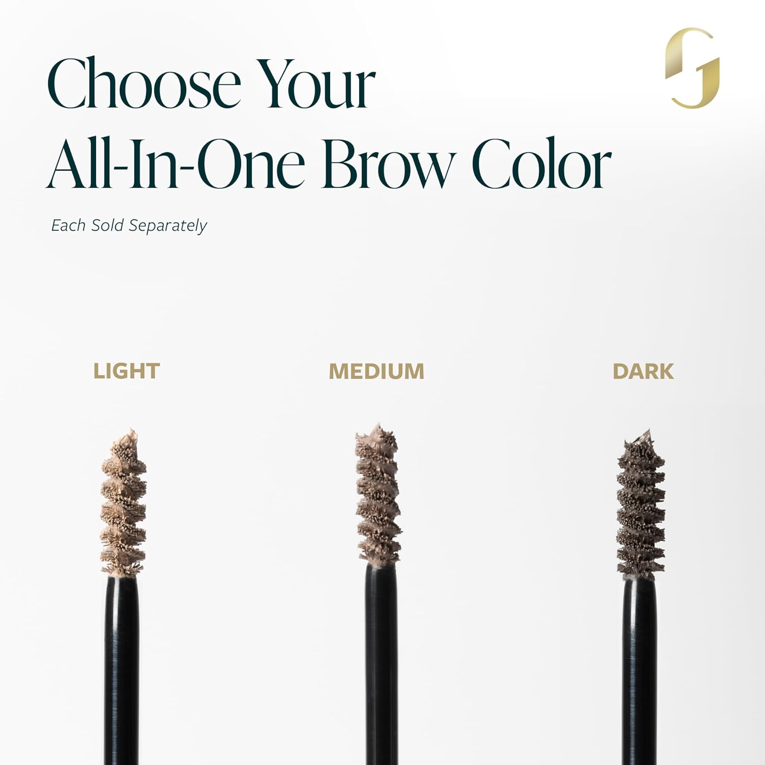 GUIDE Beauty Brow Moment, One-Stop Brow Gel with a Fine Tip Brush to Expertly Fill, Shape & Set, Patented GUIDE Ring for an Easy, Secure Hold (Light)