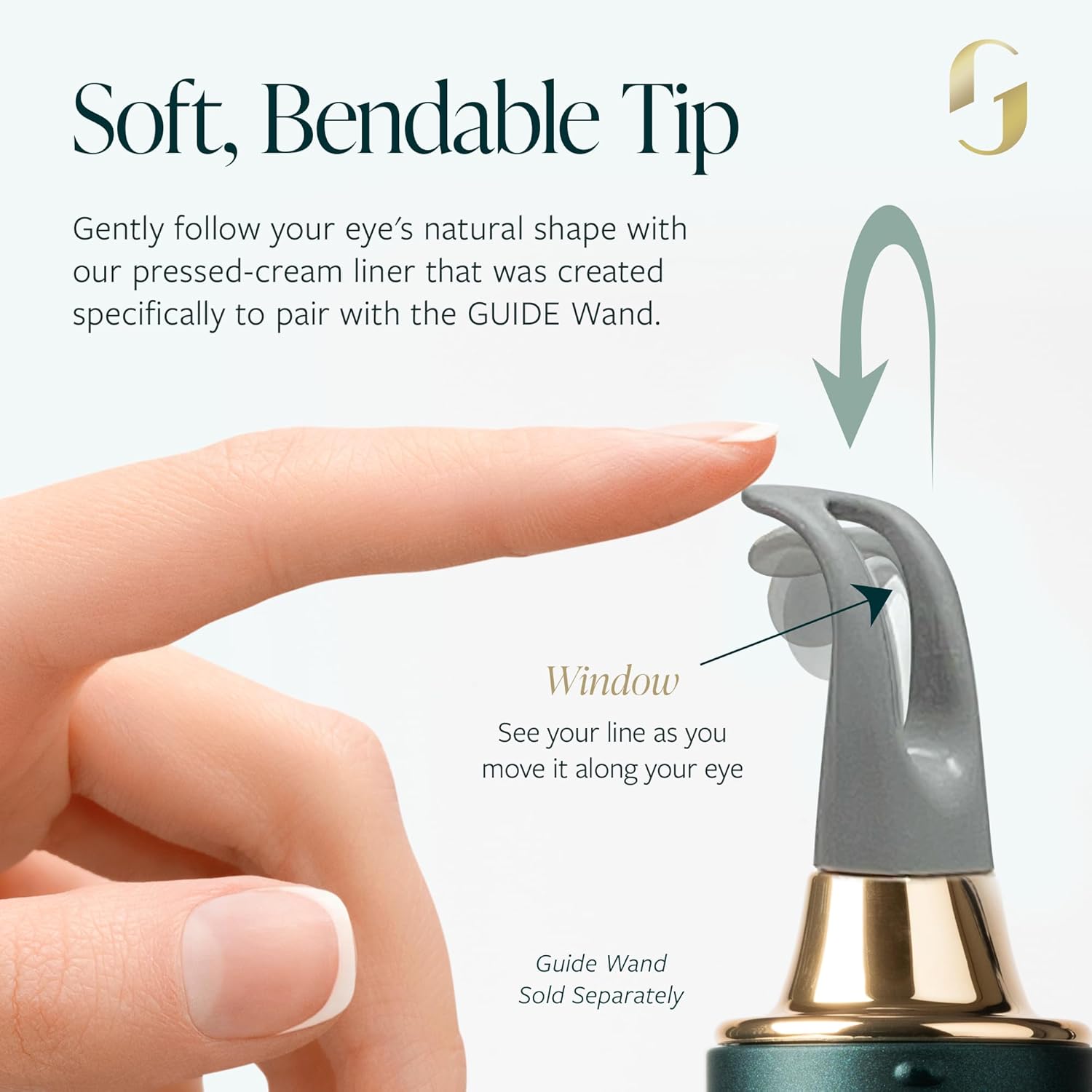 Guide Beauty GUIDE Line Luxe Long-Wear Black Eyeliner Cream, Easy Tightlining & Winged Make-up, 0.14 oz (Black)