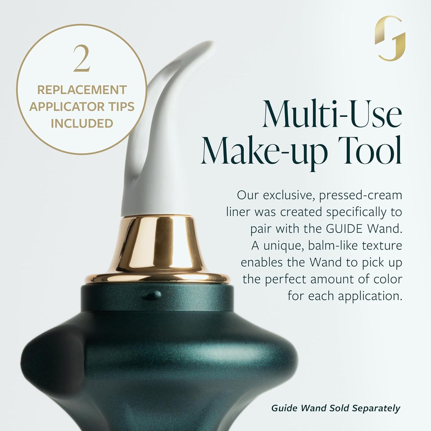 Guide Beauty GUIDE Line Luxe Long-Wear Black Eyeliner Cream, Easy Tightlining & Winged Make-up, 0.14 oz (Black)